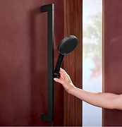 Душевой гарнитур Hansgrohe Alive Select S 24600670 цвет Черный матовый-1