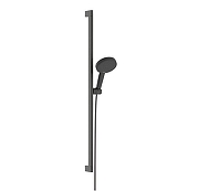 Душевой гарнитур Hansgrohe Alive Select S 24601340 цвет Шлифованный черный хром