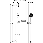 Душевой гарнитур Hansgrohe Activera Select S 28046000 цвет Хром-6