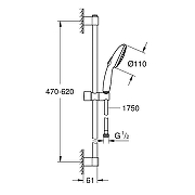 Душевой гарнитур Grohe Tempesta 110 26162003 цвет Хром-4