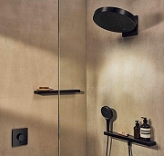 Шланговое подключение Hansgrohe Rainfinity 26843670 цвет Черный матовый-1