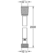 Душевой шланг Grohe Relexaflex 28155002 цвет Хром матовый-1
