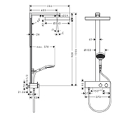 Душевая система Hansgrohe Rainfinity 26853000 с термостатом цвет Хром-2