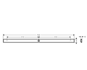 Рейлинг Hansgrohe WallStoris 70 27904700 цвет Белый матовый-3