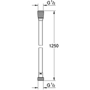 Душевой шланг Grohe Silverflex 28362001 цвет Хром-1