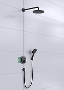 Душевая система Hansgrohe Raindance S 27959670 с термостатом цвет Черный матовый-1