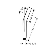 Ручной душ Hansgrohe Activera S 28031670 цвет Черный матовый-2