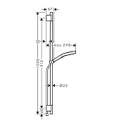 Душевой гарнитур Hansgrohe Rainfinity 28743000 цвет Хром-1