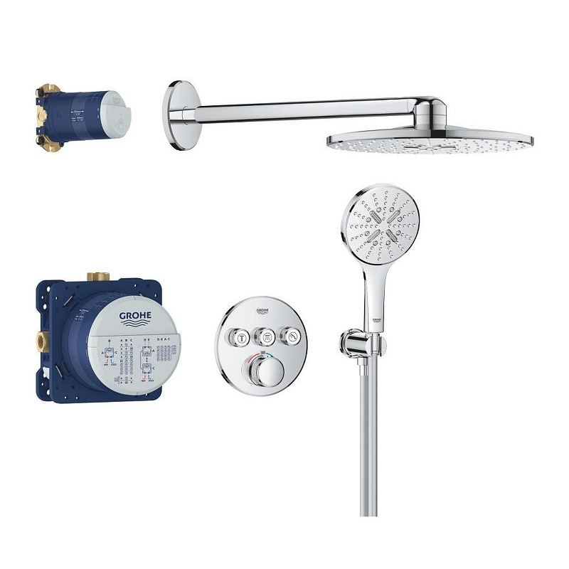 Душевая система Grohe Rainshower SmartActive 34863000 с термостатом 