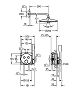 Душевая система Grohe Grohtherm Smartcontrol 34867000 с термостатом цвет Хром-3
