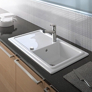 Кухонная мойка Duravit Cassia 86 7513860000 цвет Белый глянцевый-1