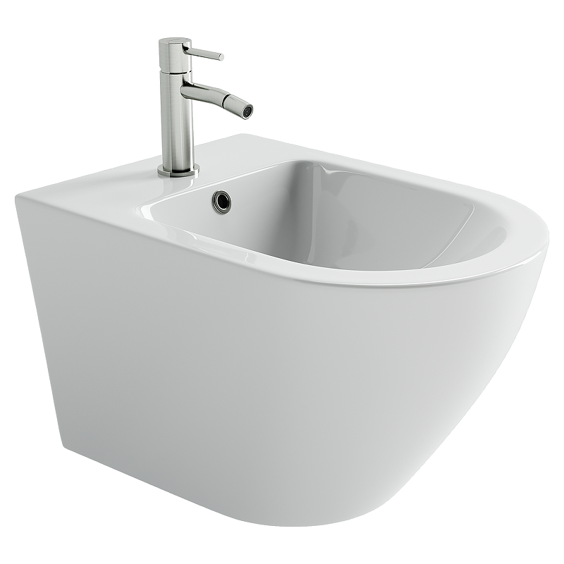 Биде Ceramicanova Вихрь (Whirl) CN11008 подвесное 