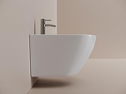 Биде Ceramicanova Вихрь (Whirl) CN11008 подвесное цвет Белый-1