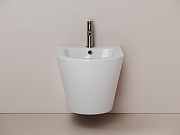 Биде Ceramicanova Вихрь (Whirl) CN11008 подвесное цвет Белый-3