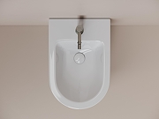Биде Ceramicanova Вихрь (Whirl) CN11008 подвесное цвет Белый-6