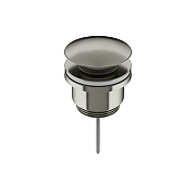 Донный клапан Ceramicanova 70003BN click-clack цвет Никель брашированный-1