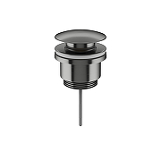 Донный клапан Ceramicanova 70003GG click-clack цвет Вороненая сталь