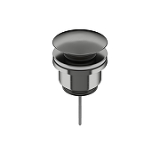 Донный клапан Ceramicanova 70003GG click-clack цвет Вороненая сталь-1