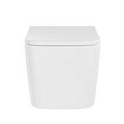 Унитаз подвесной Vitra Metropole Square QuantumFlush 7906B003-6430 цвет Белый с сиденьем Микролифт-1