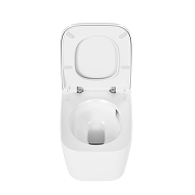 Унитаз подвесной Vitra Metropole Square QuantumFlush 7906B003-6430 цвет Белый с сиденьем Микролифт-3