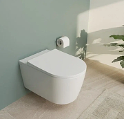 Унитаз подвесной Vitra Metropole Round QuantumFlush 7910B003-6429 цвет Белый с сиденьем Микролифт-4
