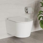 Унитаз подвесной Vitra Metropole Round QuantumFlush 7910B003-6429 цвет Белый с сиденьем Микролифт-5