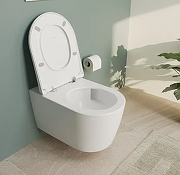 Унитаз подвесной Vitra Metropole Round QuantumFlush 7910B003-6429 цвет Белый с сиденьем Микролифт-6