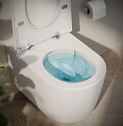 Унитаз подвесной Vitra Metropole Round QuantumFlush 7910B003-6429 цвет Белый с сиденьем Микролифт-9