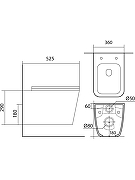 Унитаз с инсталляцией Aquatek SET AQUATEK ЛИБРА N PNS-07 4в1 цвет Белый с сиденьем Микролифт и клавишей смыва цвет Хром глянцевый-7