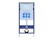 Унитаз с инсталляцией Aquatek SET AQUATEK МИЯ-070 4в1 цвет Белый с сиденьем Микролифт и клавишей смыва цвет Оружейная сталь матовая-9