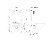 Унитаз с инсталляцией Aquatek SET AQUATEK МИЯ-070 4в1 цвет Белый с сиденьем Микролифт и клавишей смыва цвет Оружейная сталь матовая-17
