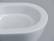 Унитаз подвесной Ceramicanova Альба (Alba) CN11005T цвет Белый с сиденьем Микролифт-6