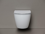 Унитаз подвесной Ceramicanova Вихрь (Whirl) CN11007T цвет Белый с сиденьем Микролифт-3