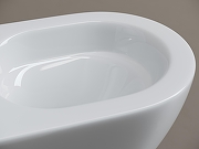 Унитаз подвесной Ceramicanova Вихрь (Whirl) CN11007T цвет Белый с сиденьем Микролифт-6