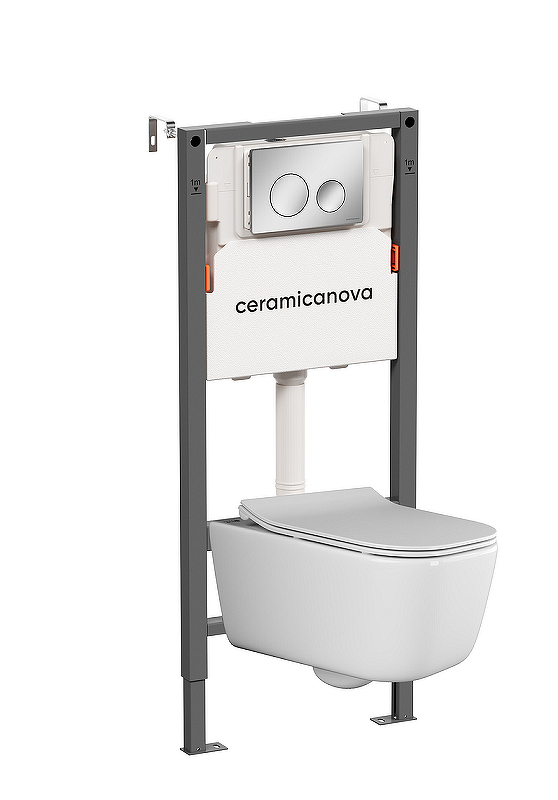 Унитаз с инсталляцией Ceramicanova Новый день (New day) CN3005_121001CH 