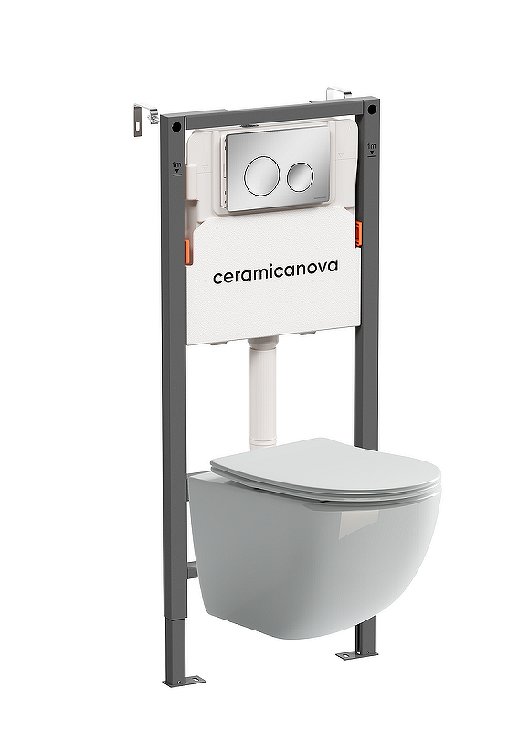 Унитаз с инсталляцией Ceramicanova Форма (Forma) CN3009_121001CH 