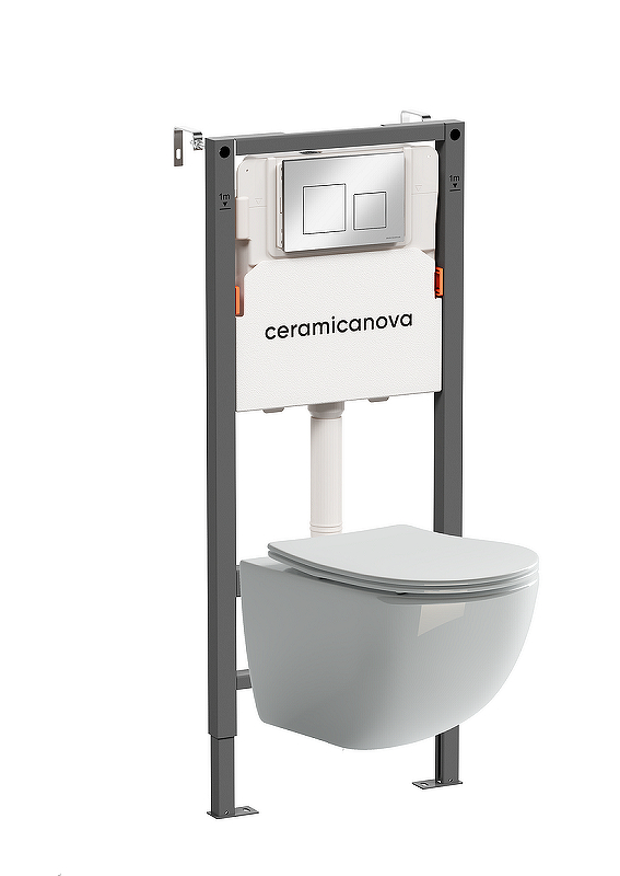 Унитаз с инсталляцией Ceramicanova Форма (Forma) CN3009_121002CH 