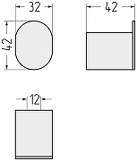Крючок Сунержа Round L 31-3020-1030 цвет Черный матовый-5