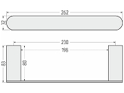 Полотенцедержатель Сунержа Round L 31-3020-7260 цвет Черный матовый-5