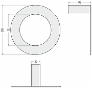 Кольцо для полотенец Сунержа Round L 32-3020-7180 цвет Золотой шелк-5
