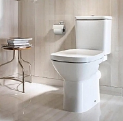 Унитаз-компакт Roca Debba 34299700Y+34199100Y+8019D2003 цвет Белый с бачком и сиденьем Микролифт-1