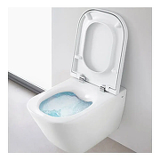 Унитаз с инсталляцией Grohe Rapid SL 38772001R2 цвет Белый с сиденьем Микролифт и клавишей смыва цвет Хром глянцевый-2