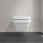 Унитаз с инсталляцией Villeroy&Boch Architectura SET-Architectura-CP цвет Белый с сиденьем Микролифт и клавишей смыва цвет Хром глянцевый-3