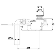 Слив-перелив Bette B631-000 цвет Белый-1
