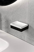 Мыльница Boheme Qubic 10723-B цвет Черный матовый-4