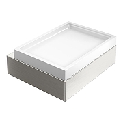 Мыльница Boheme Qubic 10723-NB цвет Брашированный никель