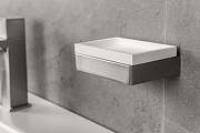 Мыльница Boheme Qubic 10723-NB цвет Брашированный никель-1