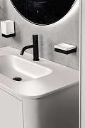 Стакан для зубных щеток Boheme Qubic 10724-B цвет Черный матовый-1