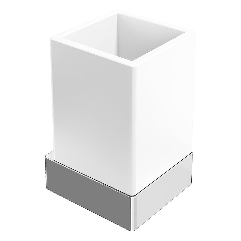 Стакан для зубных щеток Boheme Qubic 10724-CR 