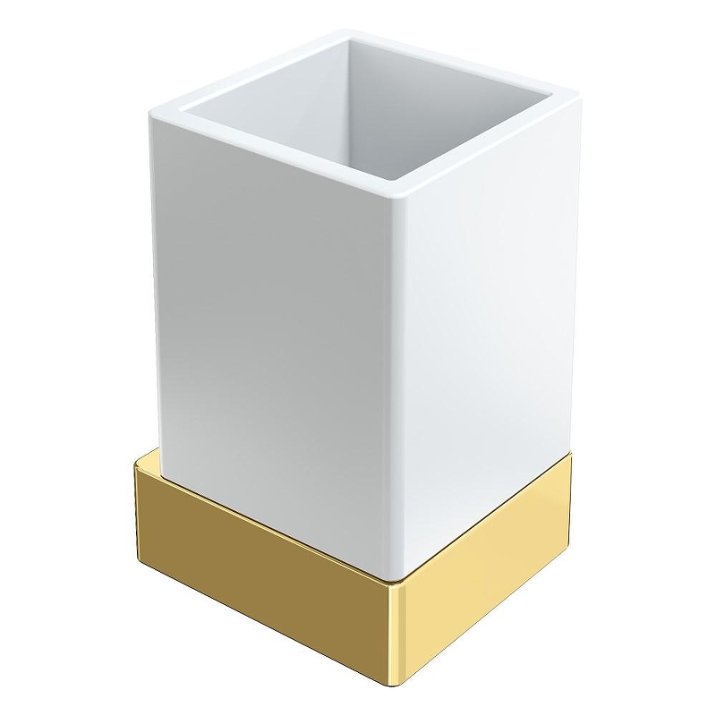 Стакан для зубных щеток Boheme Qubic 10724-G 